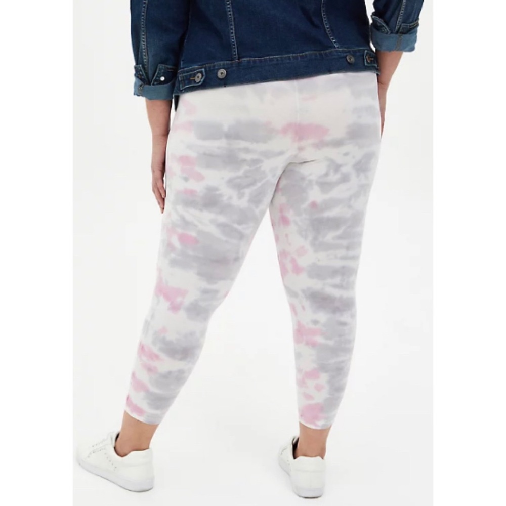 🆕 Tie Dye Multi Crop Premium Legging 3X 22-24 NWT
